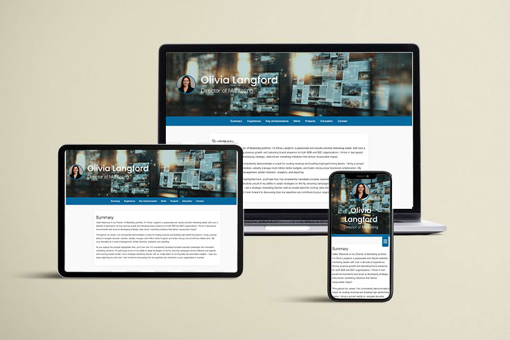 Portfolio across devices